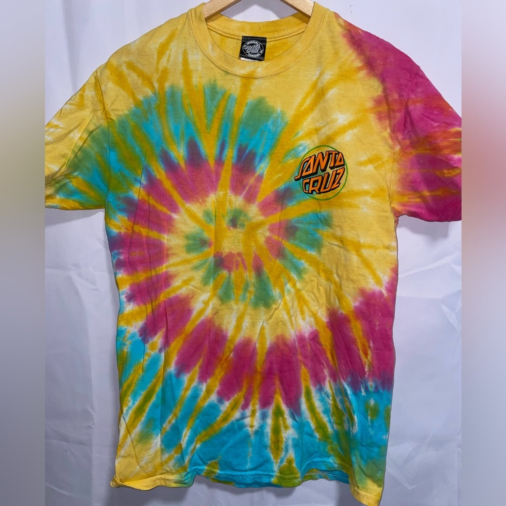 Tie dye Santa Cruz shirt